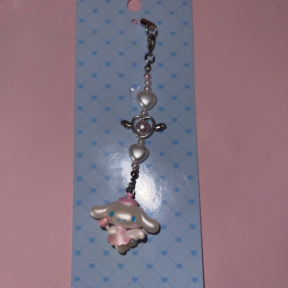 Sanrio Japan Cinnamoroll Dreaming Angel Phone Strap Rare